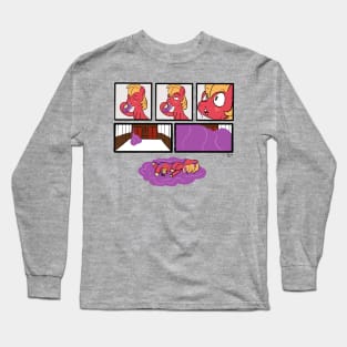 Big Macintosh tries a Grimace shake Long Sleeve T-Shirt